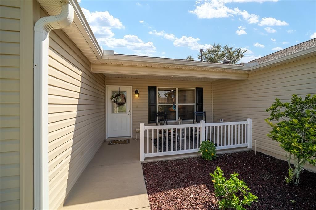 Front Porch & Door