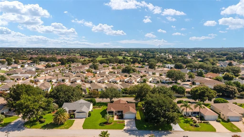 Aerial from Front of House