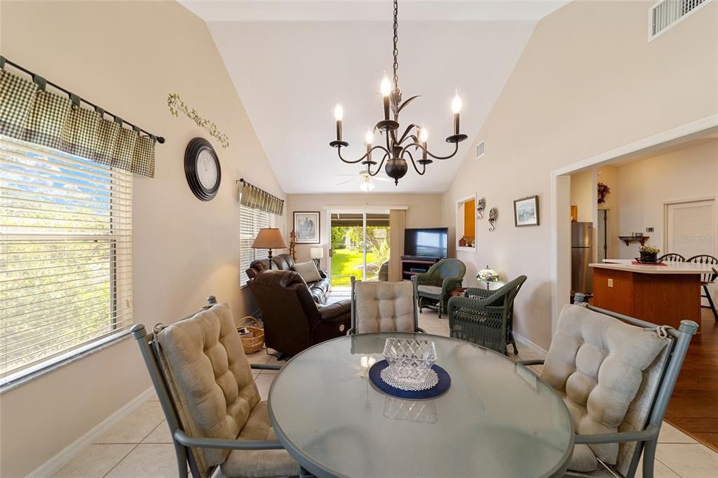 Length of Family Room towards Sliding Glass Doors