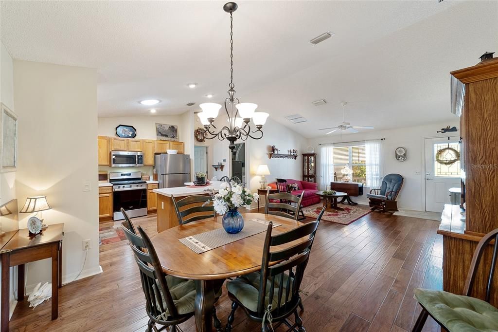 from Dining Room Corner Towards Kitchen