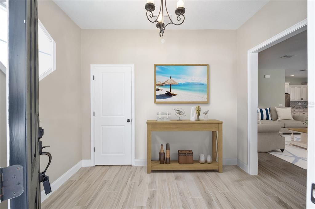 Foyer-Virtually Staged