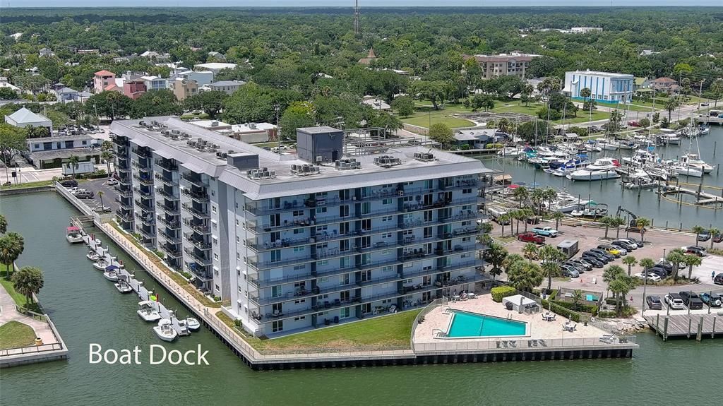 Boat docks can be rented when available.