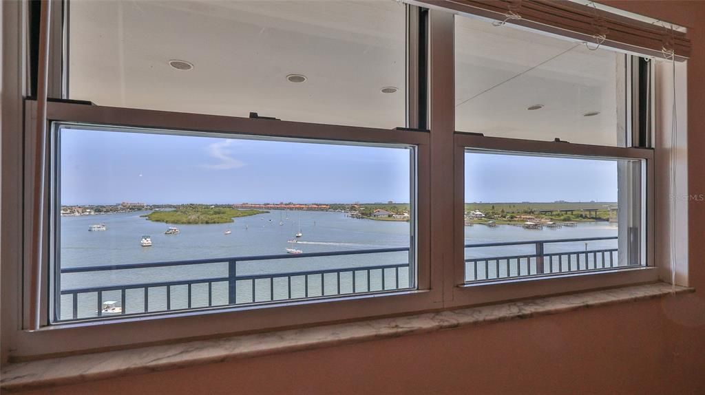 View of river from master bedroom