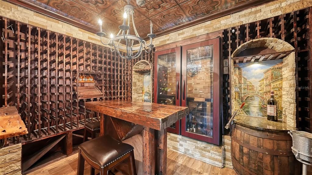 1800 Bottle Wine Cellar with Tasting Area