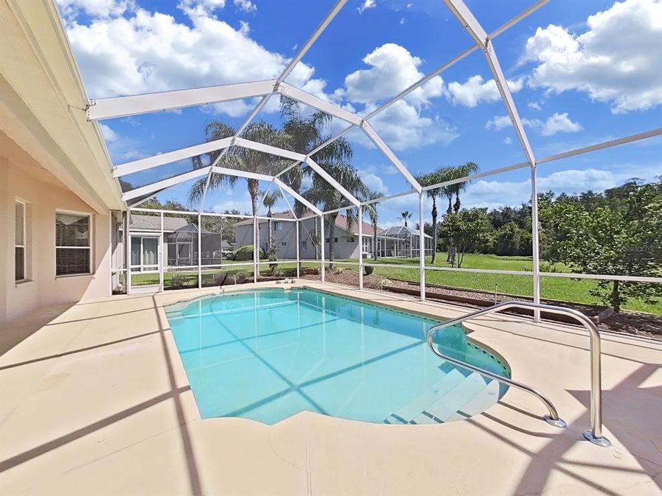 patio + pool