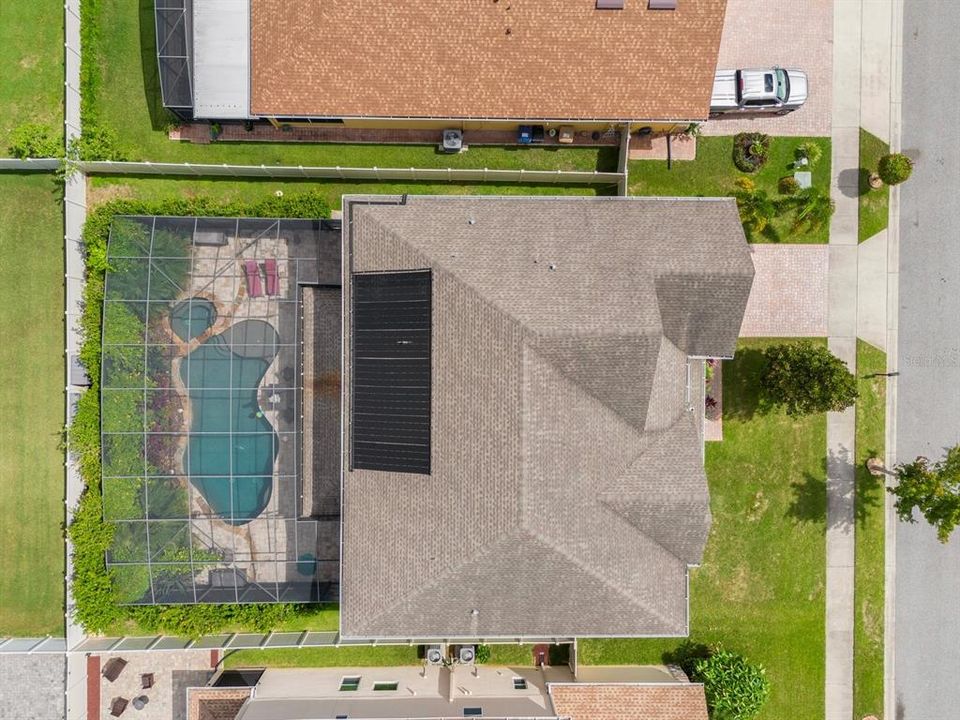 Aerial View of the house (back)