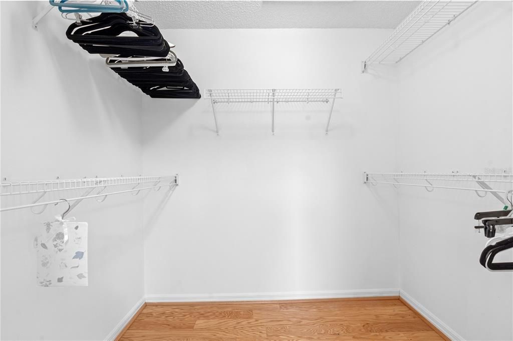 one of two Primary Closet