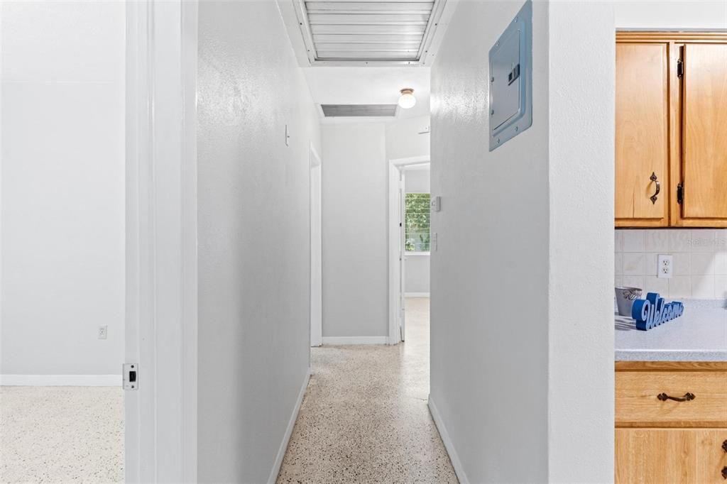 Hallway leading to Bedrooms and Bathrooms