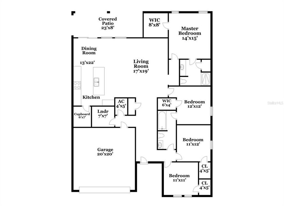 Active With Contract: $2,105 (4 beds, 2 baths, 1992 Square Feet)