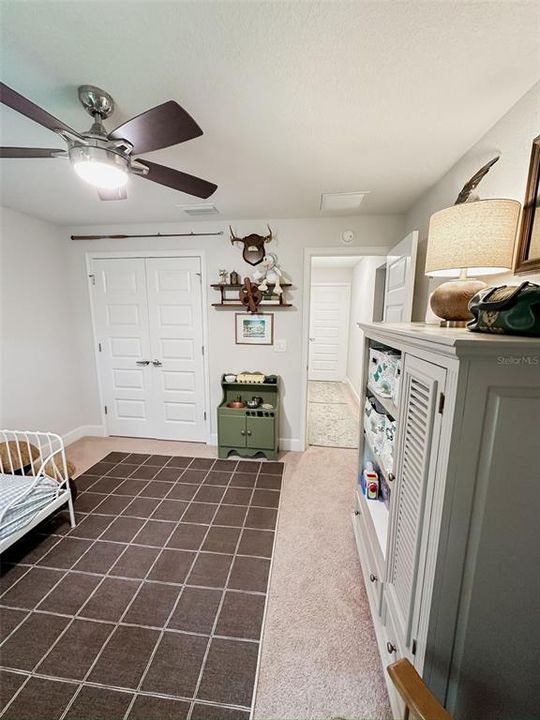 Guest Bedroom from Back Window towards Hallway