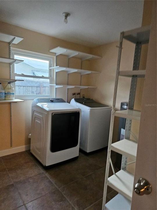 separate pantry / laundry room