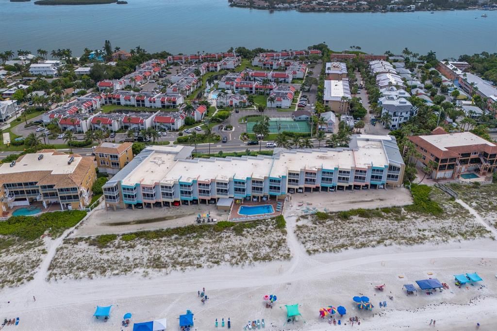 Unit 101 is on the far right - south side of the building!  Schedule your private showing today - your Beachfront Bliss is waiting for you!