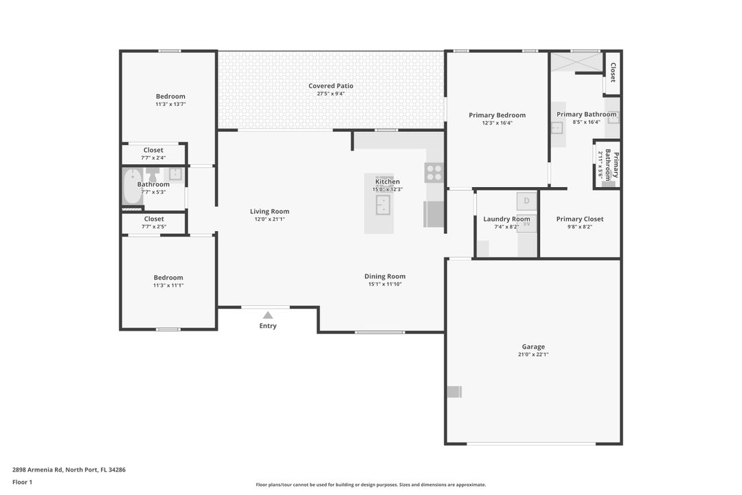 Activo con contrato: $414,900 (3 camas, 2 baños, 1725 Pies cuadrados)