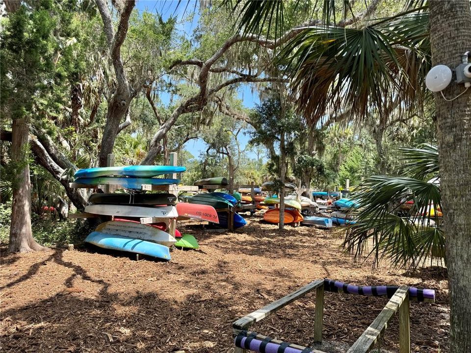 Kayak storage