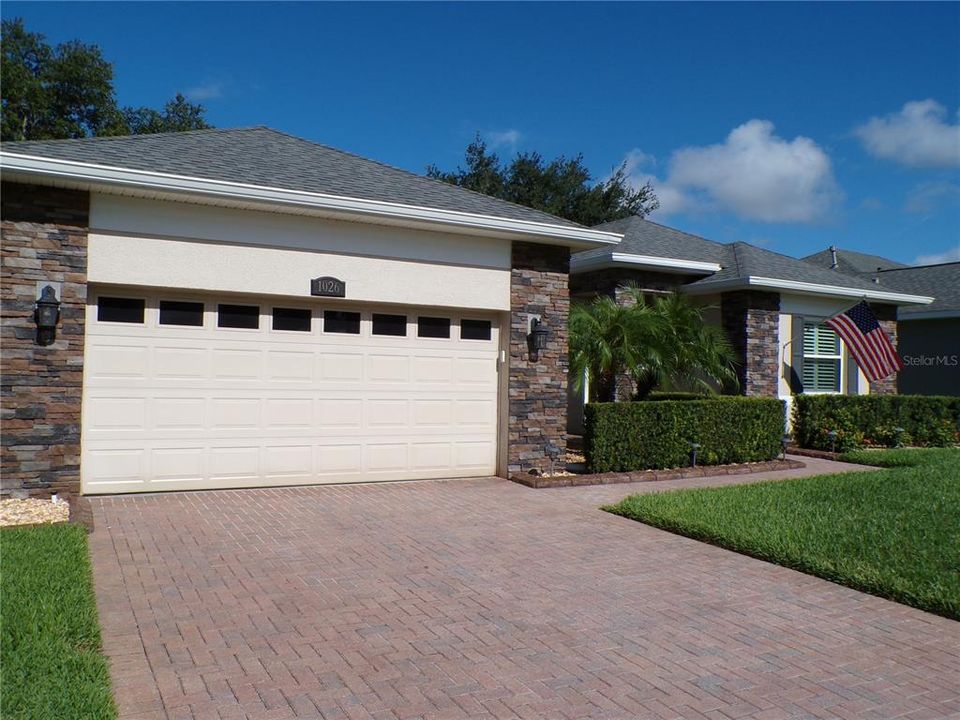 Front View With Paver Driveway