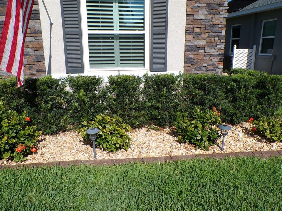 Land Scaping With Cement Curbing