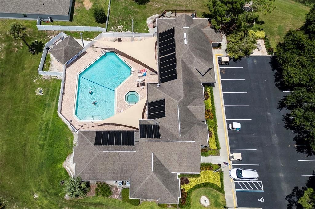 Aerial view of Community Pool.