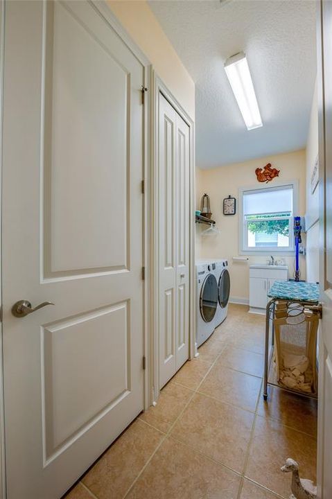 Large laundry room