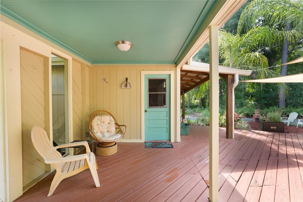 Breezeway main house