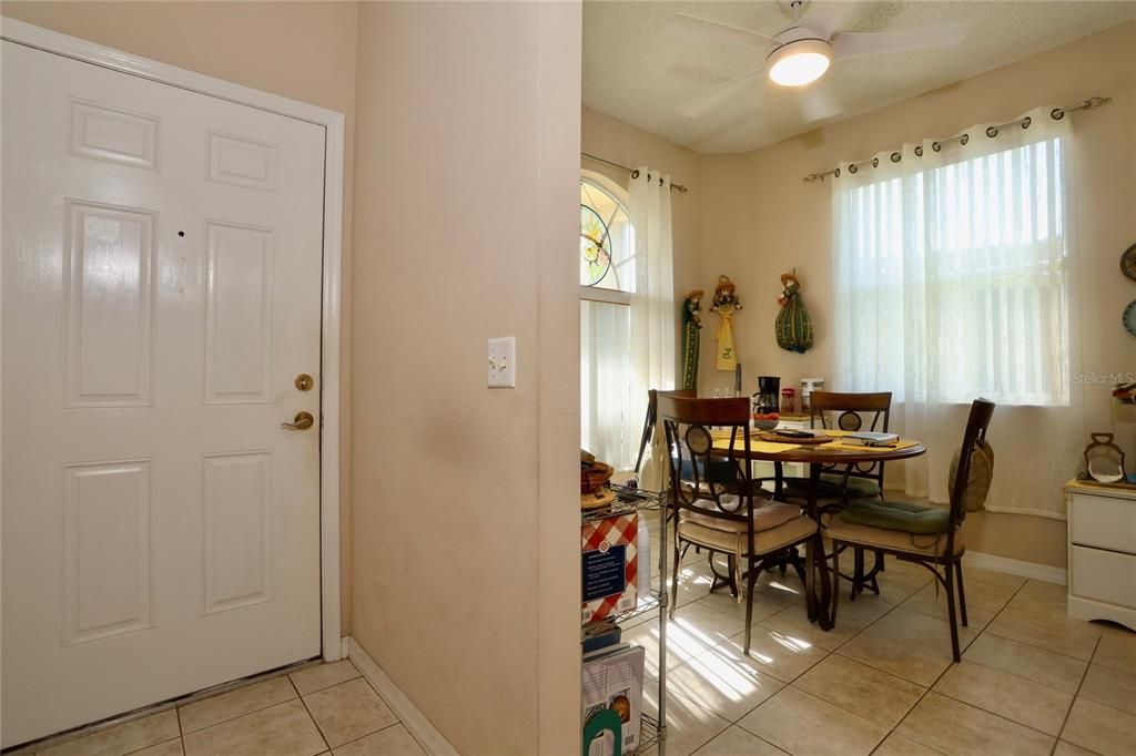 Foyer and Dining View