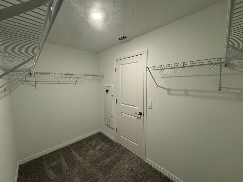 Primary walk in closet