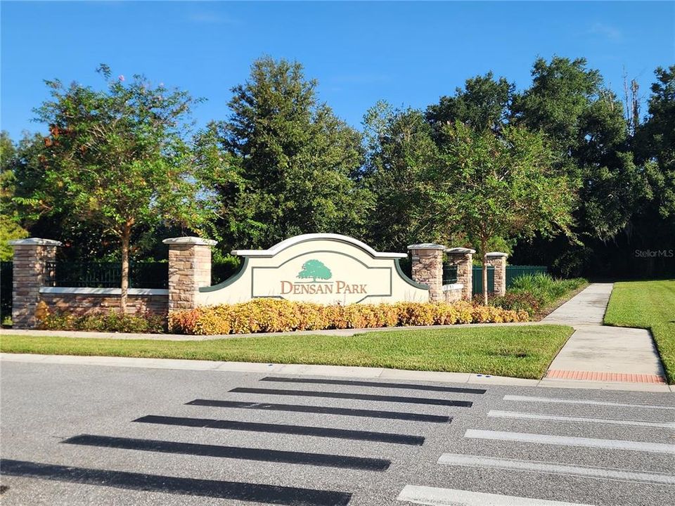 Entrance into Densan Park