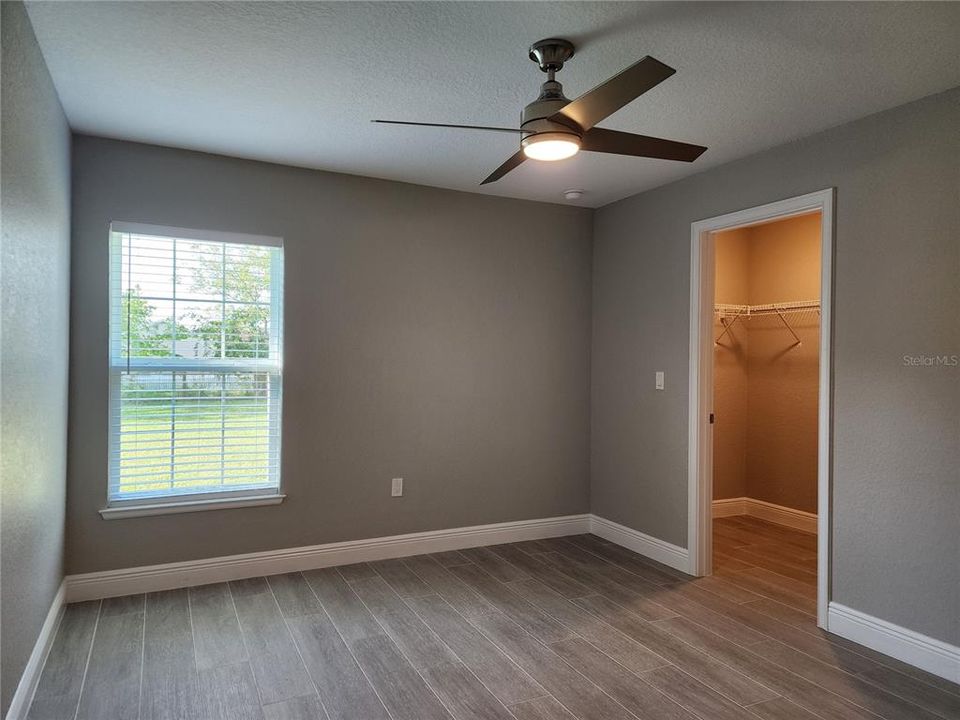 Bedroom 2 with walk-in closet