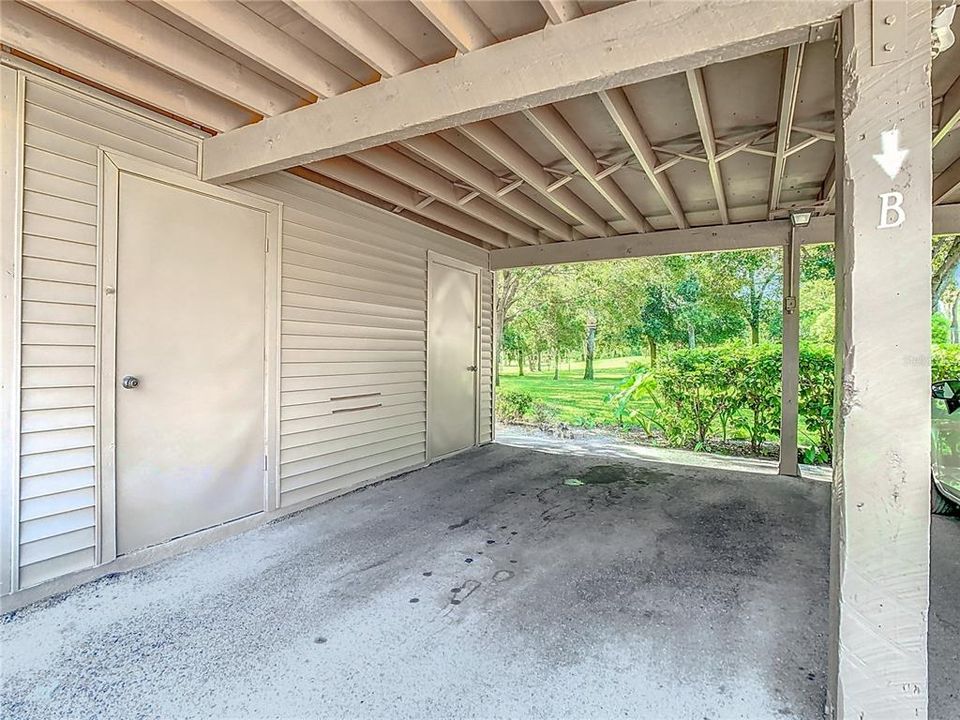 Dedicated carport