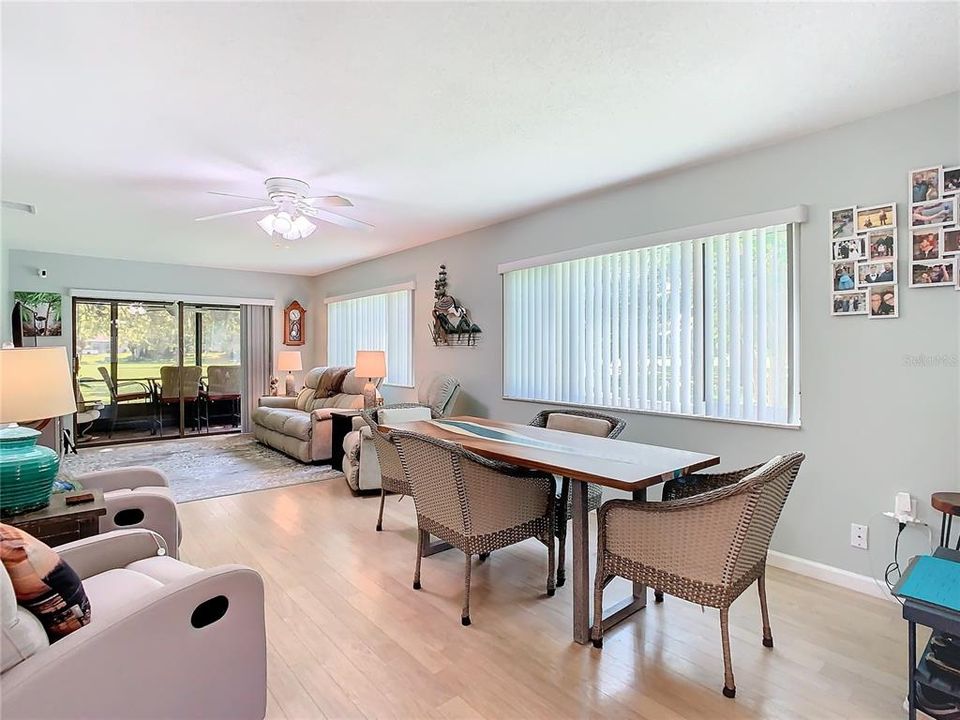 Dining room towards living room