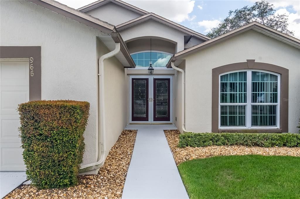 Double Door Entryway