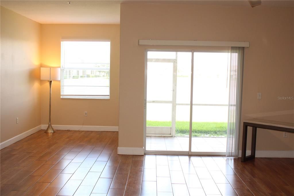 Computer area/ dining area/ family room