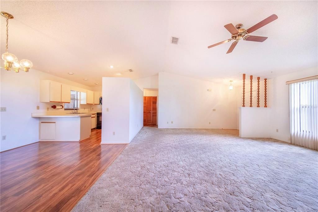 VIEW TOWARD KITCHEN