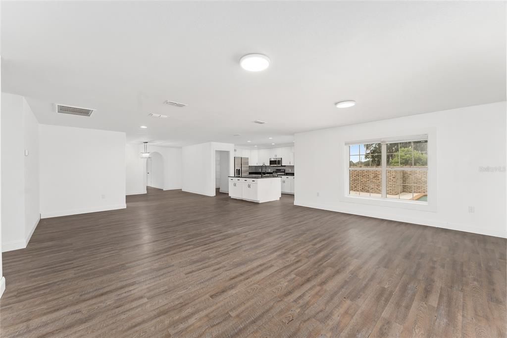 Living Room Towards Kitchen View