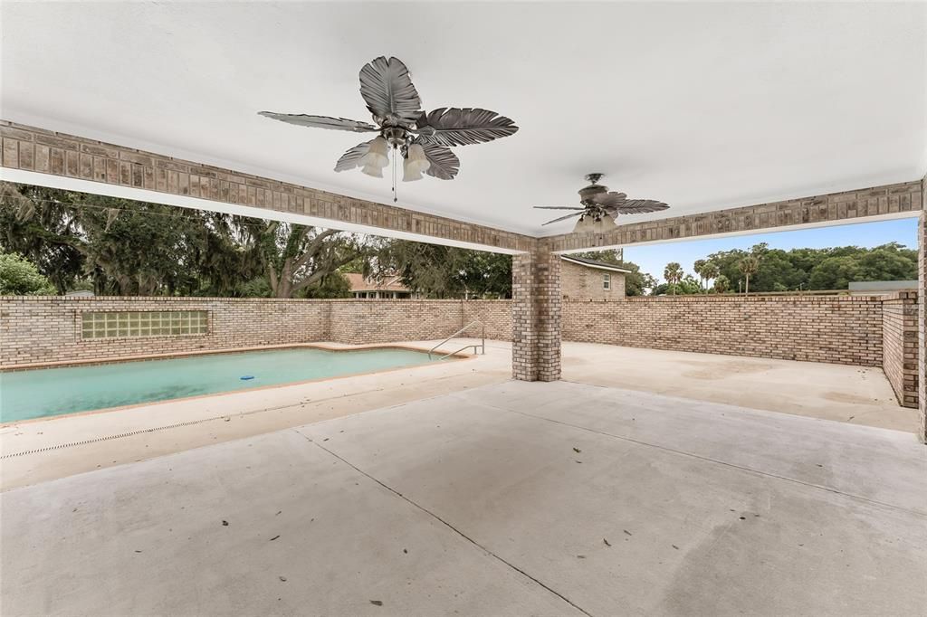 Covered Patio Area