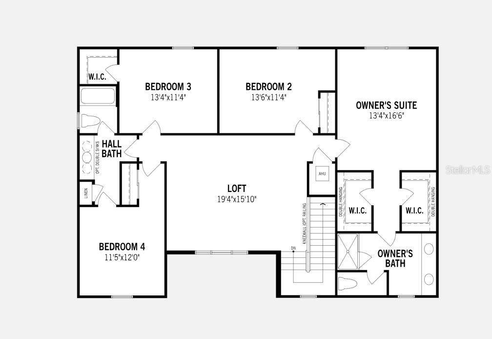 Pensacola Floorplan - Second Floor