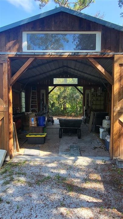 Center of barn