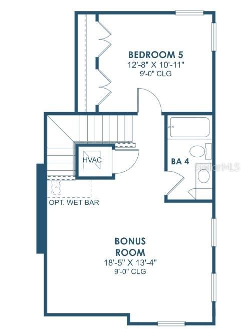 Floor plan-- Second Floor