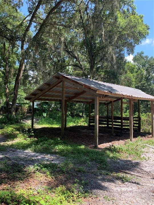 Pole Barn with 1 horse stall