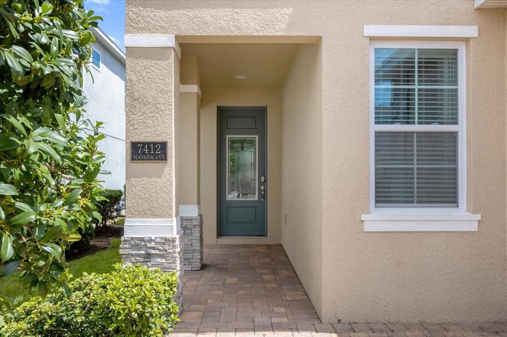 Main Entrance before entering the house