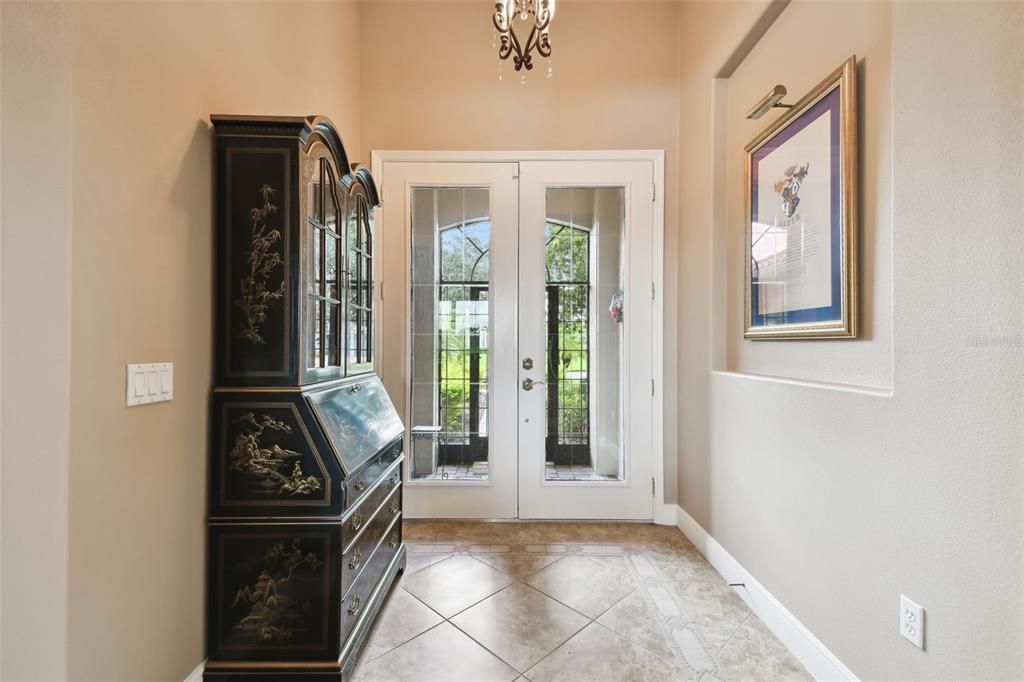 Double Leaded Glass Entry Doors