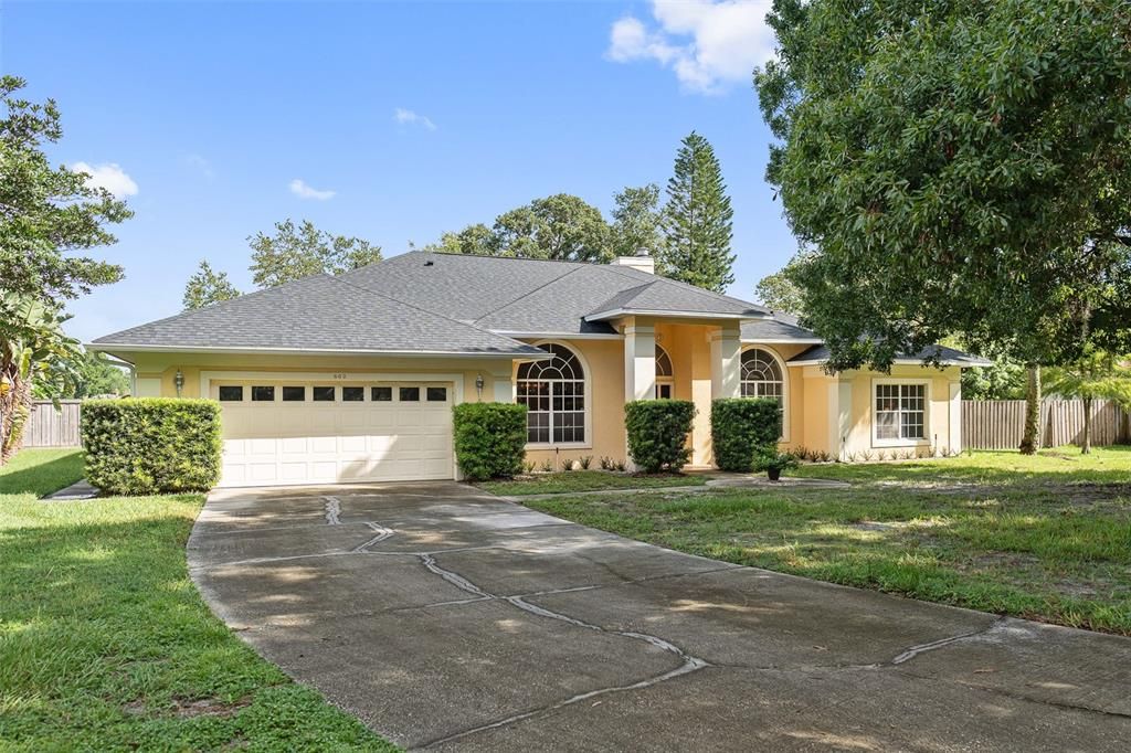 Extra long driveway