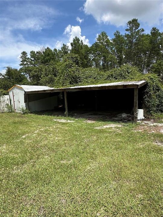 insulated shed and pole barn to store your equipment