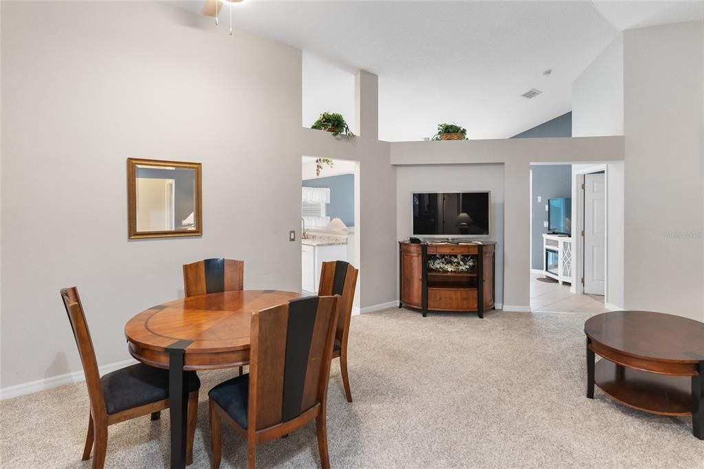 Dining looking into kitchen