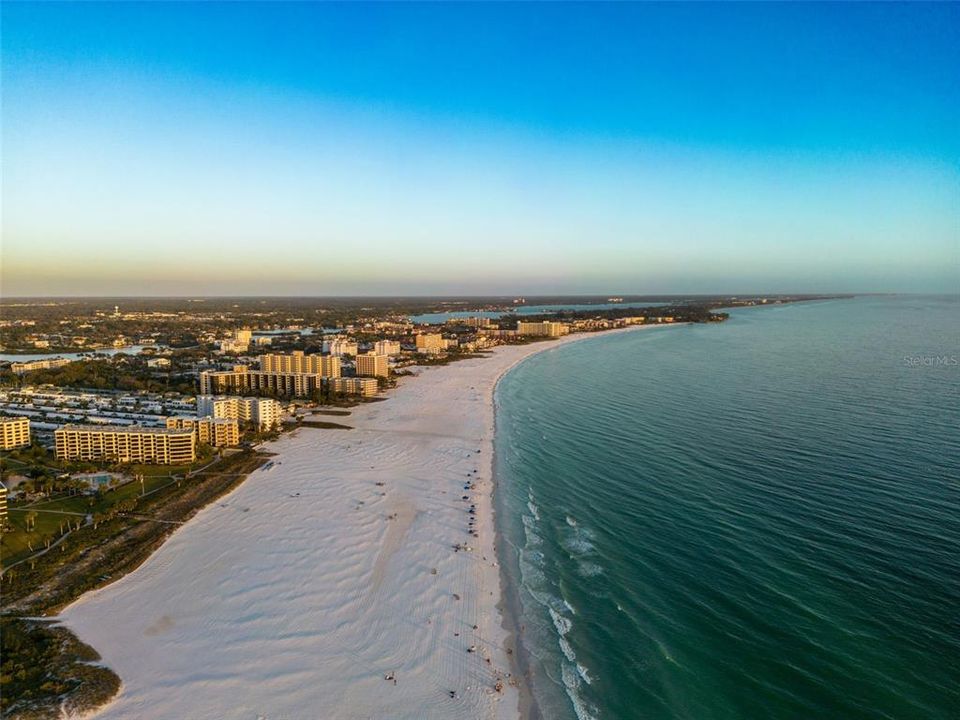 Siesta Key Aerial Shot