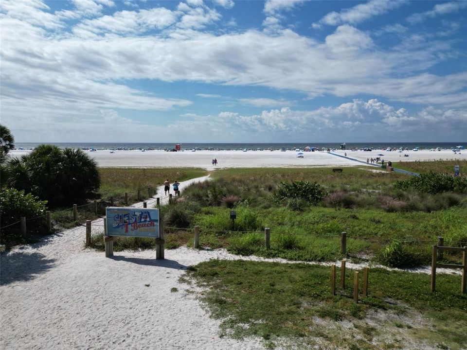 Siesta Key Aerial Shot