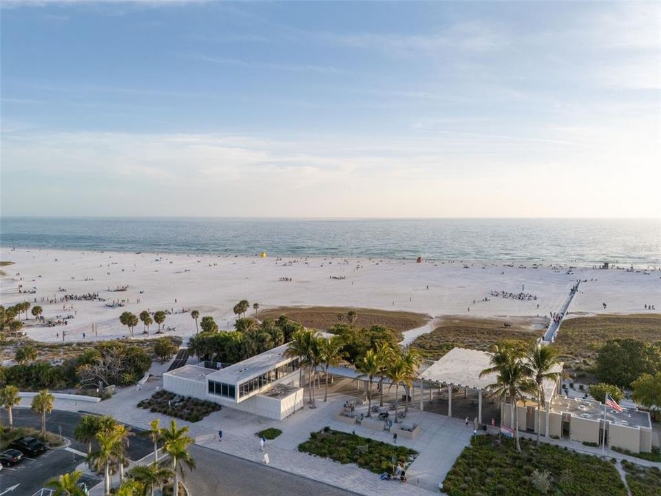 Siesta Key Aerial Shot