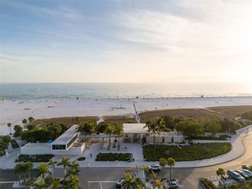 Siesta Key Aerial Shot