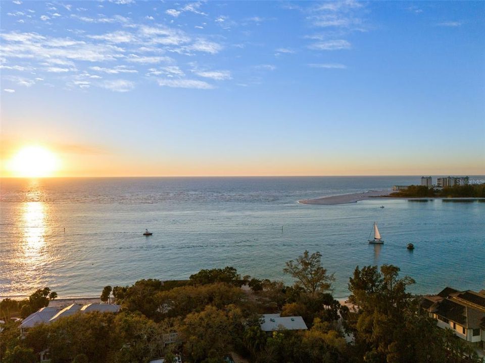 Siesta Key Aerial Shot