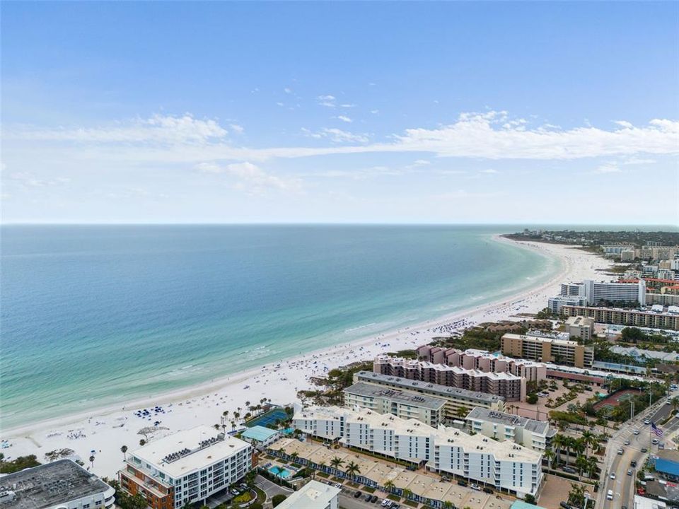 Siesta Key Aerial Shot