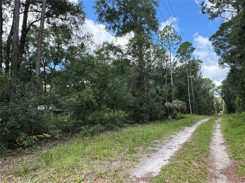 This is the view from NE corner and this road is NW 58th Place on the north side looking west